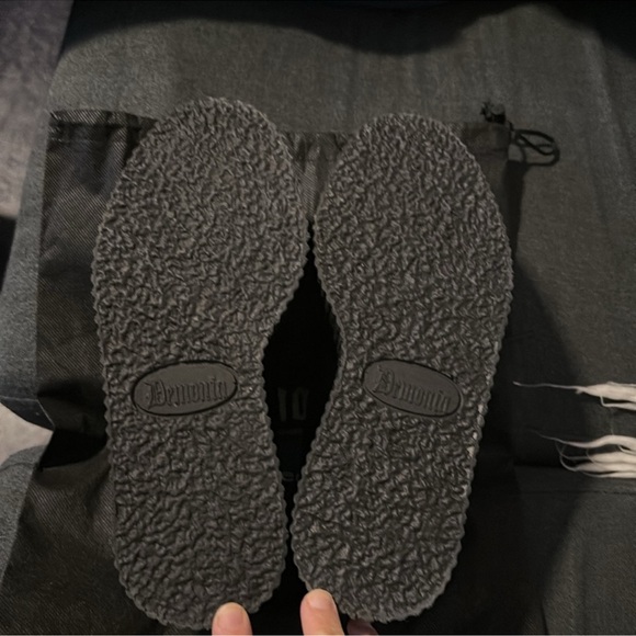 Demonia vintage Black Men's Loafers creeper preowned - Picture 4 of 13